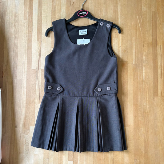 Tenby grey pinafore