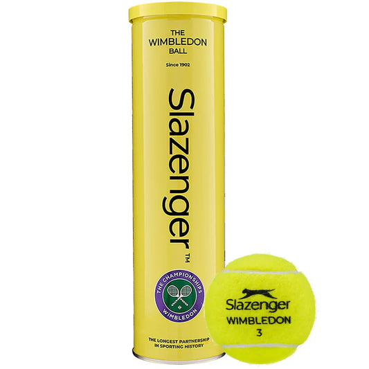 Slazenger Wimbledon tennis balls 4 ball can