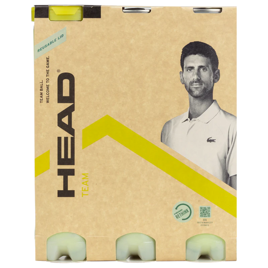 Head Team Tennis Balls 3 Pack (12 balls),