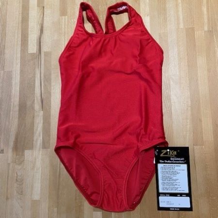 Red swimming costume NOW REDUCED – Village Sports