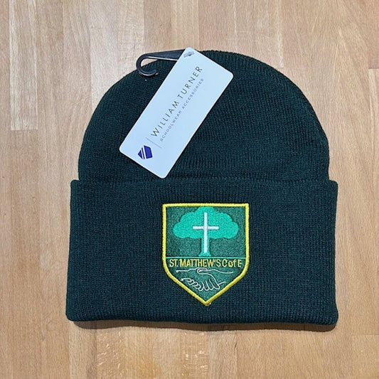 St Matthew's C of E Primary winter hat